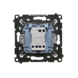Single socket outlet with Schuko earthing, without shutters, (module), Simon 24, IP20, 16A, black matt