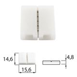 Connector for RGB LED strips, 10 mm wide, 4 pins