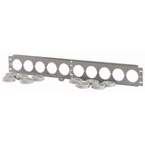 XTPPCCH2-W800D600 Partition, ventilated, for power feeder, WxD = 800 x 600 mm