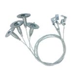 Suspended mounting kit for LED panels (KIT with 4 pcs)
