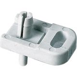 Kit of 4 brackets for push-button enclosure