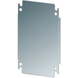 MPL-6080-CS Mounting plate, galvanized, for HxW=600x800mm
