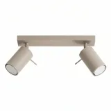 Ceiling lamp RING 2 taupe
