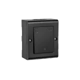 SWITCH SURFACE MOUNTED IP55 BLACK 6-PACK