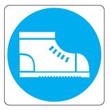 Adhesive for mandatory sign - Al - Side: 125 mm