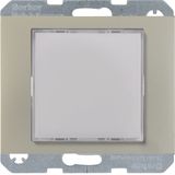 LED signal light, white lighting, K.5, stainless steel matt, lacq.