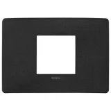 PlanaUp 2Mcentr. cover plate, matt black