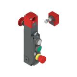 NG series safety switch with lock and integrated control devices, with actuator
