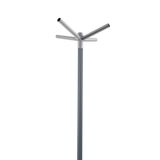 Pole mounting L 1015 B 1015 H 250 d 76 colour: silver