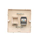 Touch panel 3 modules, Modul 1: 1 touch field, Module 2: 4 touch fields, Module 3: 1 touch field, Fixing: horizontal, White pearl