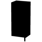 EWK-G14/31 Wall-mounted enclosure EWK complete, IP31, 48 SU, protection class II, HxWxD=650x300x230mm