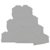End and Intermediate Plate 1mm Orange
