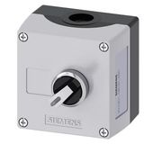 Enclosure for command devices, 22 mm, round