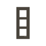 Frame 3-gang / 2+2+2-modules - Niessen logo - S - Anthracite