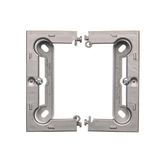 Sourface mounted foldable box, Inox, metallized