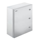 Metal housing, Width: 400 mm, Height: 600 mm, Depth: 200 mm, Brushed, 