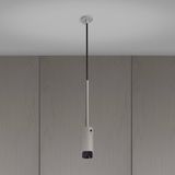 EXHAUST PENDANT / CROSS / STONE / BLACK