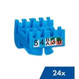 Cable organizer for HSEMRJ6GBA and HSEMRJ6GB2, blue, 24 pcs.