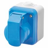 CEE Surface Mounted Socket 16A 2P+E 220V IP44