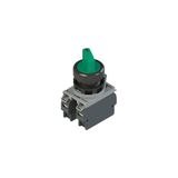 Complete unit with 4 positions selectors, fixing adapter and contacts