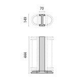 NIKKO+MAST 45 H410 GREY