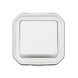 PLEXO PUSH BUTTON NO CONTACT LOCATOR - WHITE - FLUSH