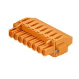 PCB plug-in connector, female plug, 5.08 mm, Number of poles: 7, 270°, Clamping yoke connection, Clamping range, max. : 4 mm², Box