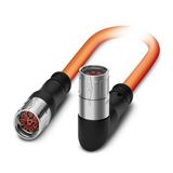 K-8E-M23F8/1,0-H00/M23FK-C5-S - Connector in molded plastic on both sides