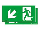 CROSSIGN 160 SP2-E001-DLR - Escape sign