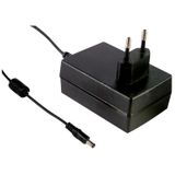 GSM36E12-P1J Plug-in switching power supply, 36W, 12V, 3A medical,, MEAN WELL