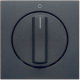 Cover. for rotary switch. birch S.1/B.3/B.7, anthracite