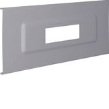 Pre-cut lid AEE 9 gang, FB 60190, grey