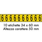 Adhesive label - 350x60 - 10 sheets / 10 labels each