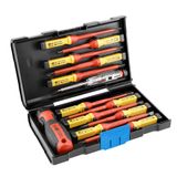 HOEGERT 13- piece insulated screwdriver set, 1000 V, S2 steel