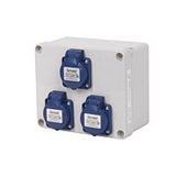 Box 30651 IP54 3x230V socket