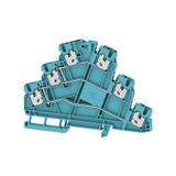 Multi-tier modular terminal, SNAP IN, blue, 2.5 mm², 800 V, Number of 