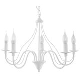 MINERVA CHANDELIER 5 WHITE E14 5X40W IP20
