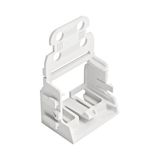 Wago Mounting adapter for screw fastening, white
