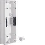 Surface-mtd housing 3gang, S.1, p. white glossy