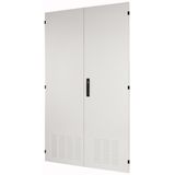 XTSZDSKV4S-H2000W1100 Section wide door, ventilated, HxW=2000x1100mm, double-winged, IP42, grey