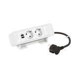 ON DESK 2 PC SCH USB CC CORDON