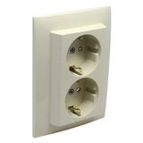 MONOBL DOUB EARTH SOCKET (SKO TYPE) IVORY