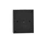 Single contact push button without pictogram, Push In system, (module), Simon 24, IP20/IP44, 10AX, 10A, black matt