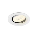 NUMINOS© MOVE M, recessed CL 4000K, 40ø, IP20, round, wh
