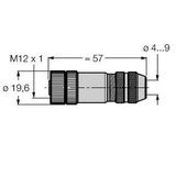Field-Wireable Connector Female Connector M12 × 1, Straight   BMS8141-0/9