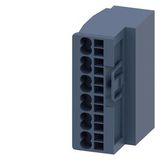 Removable control terminals with spring-type terminals 2 blocks with 6 terminals each Simple, efficient and