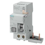 RC unit, 2-pole, type AC, In: 40 A, 300 mA, Un AC: 230 V, for 5SL4