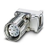 SF-5ES1N8AYW00X - Device connector front mounting with knurled nut
