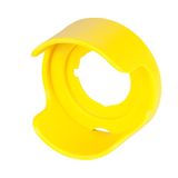 Yellow guard H 25 for mushroom push-button