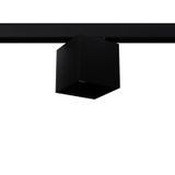 3-PHASE QUAD BLACK GU10 TRACK CEILING LAMP